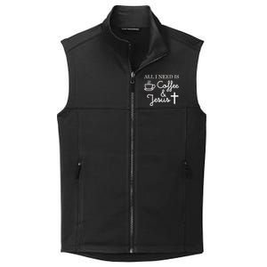 All I Need is Coffee and Jesus Collective Smooth Fleece Vest