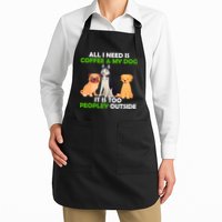 All I Need Is Coffee And My Dog Apron
