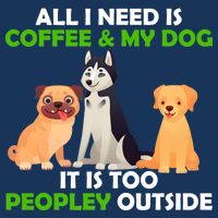 All I Need Is Coffee And My Dog Infant Baby Jersey Bodysuit