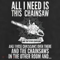 All I Need Is This Chainsaws  Adult Drive Performance Visor