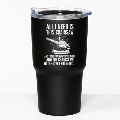 All I Need Is This Chainsaws  Tumbler