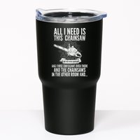 All I Need Is This Chainsaws  Tumbler