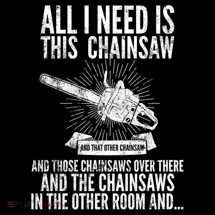 All I Need Is This Chainsaws  Short Acrylic Beanie