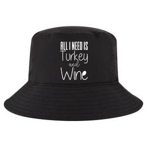 All I Need Is Turkey And Wine Cool Comfort Performance Bucket Hat