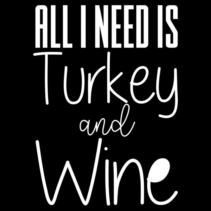 All I Need Is Turkey And Wine 16 in Basic Backpack