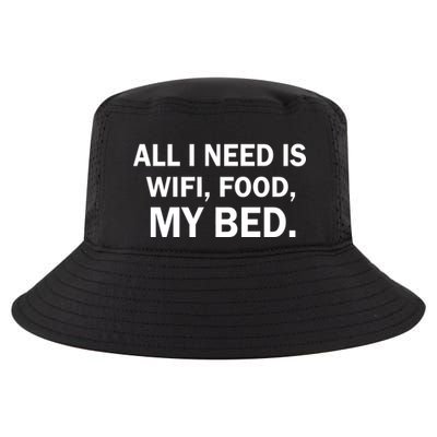 All I Need Is Wifi Food  Cool Comfort Performance Bucket Hat