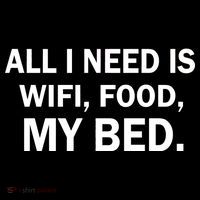 All I Need Is Wifi Food  Impact Tech Backpack