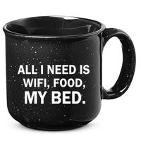 All I Need Is Wifi Food  15oz Campfire Ceramic Mug