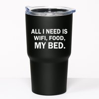 All I Need Is Wifi Food  Tumbler