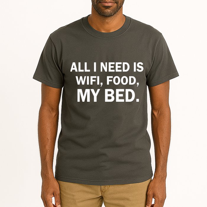 All I Need Is Wifi Food  Tall T-Shirt
