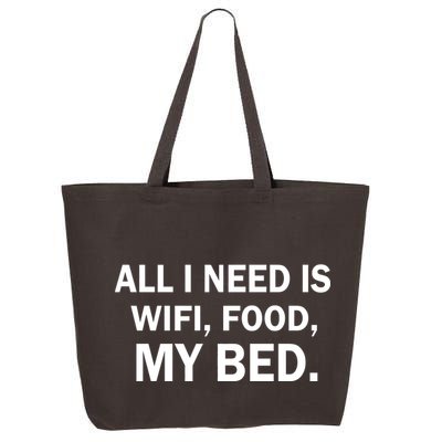 All I Need Is Wifi Food  25L Jumbo Tote