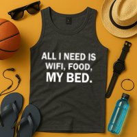 All I Need Is Wifi Food  Tank Top