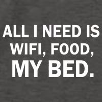 All I Need Is Wifi Food  Vector Backpack