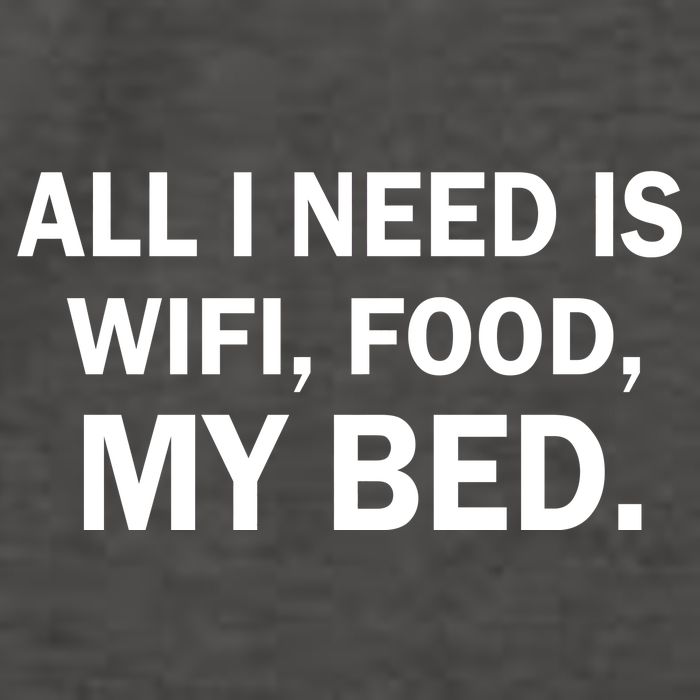All I Need Is Wifi Food  Vector Backpack