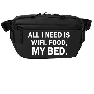 All I Need Is Wifi Food  Crossbody Pack