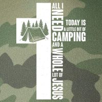 All I Need Today Is Camping And Whole Lot Of Jesus Legacy Tie Dye Trucker Hat