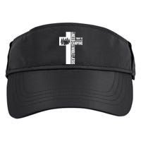 All I Need Today Is Camping And Whole Lot Of Jesus Adult Drive Performance Visor