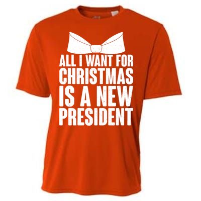 All I Want For Christmas Is A New President Cooling Performance Crew T-Shirt