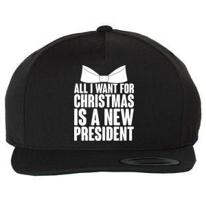 All I Want For Christmas Is A New President Wool Snapback Cap