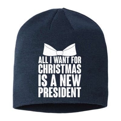 All I Want For Christmas Is A New President Sustainable Beanie