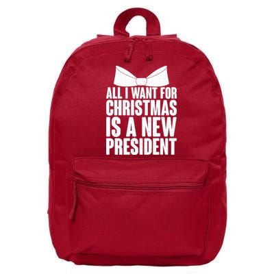 All I Want For Christmas Is A New President 16 in Basic Backpack