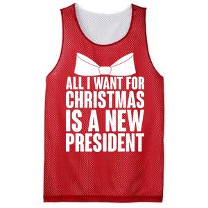 All I Want For Christmas Is A New President Mesh Reversible Basketball Jersey Tank