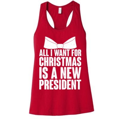 All I Want For Christmas Is A New President Womens Tank Top