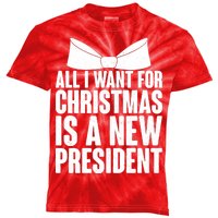 All I Want For Christmas Is A New President Kids Tie-Dye T-Shirt