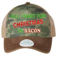 All I Want For Christmas Is Bacon Legacy Tie Dye Trucker Hat