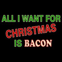 All I Want For Christmas Is Bacon 16 in Basic Backpack
