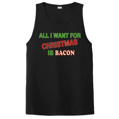 All I Want For Christmas Is Bacon PosiCharge Competitor Tank