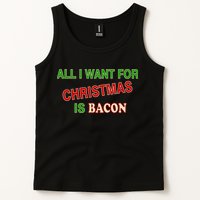 All I Want For Christmas Is Bacon Tank Top