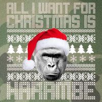 All I Want for Christmas is Harambe Ugly Sweater Design Legacy Tie Dye Trucker Hat