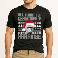 All I Want for Christmas is Harambe Ugly Sweater Design Performance Shirt