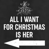 All I Want For Christmas Is Her Matching Couples 11oz C Handle Ceramic Mug