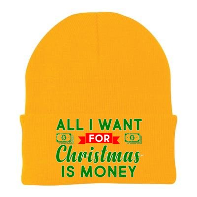 All I Want for Christmas is Money Knit Cap Winter Beanie