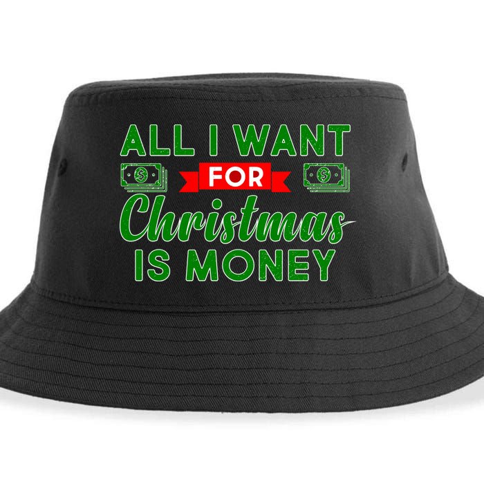 All I Want for Christmas is Money Sustainable Bucket Hat