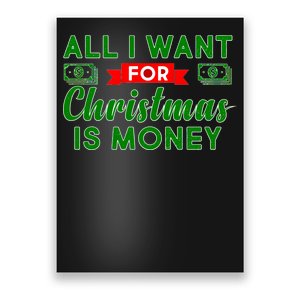 All I Want for Christmas is Money Poster