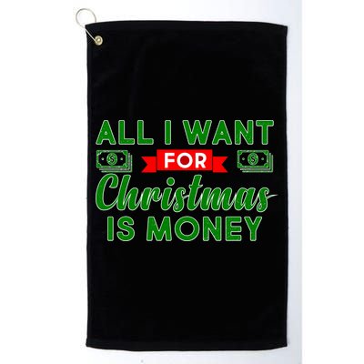 All I Want for Christmas is Money Golf Towel
