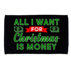 All I Want for Christmas is Money Microfiber Hand Towel