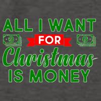All I Want for Christmas is Money Vector Backpack