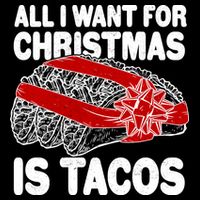 All I Want For Christmas Is Tacos Funny Impact Tech Backpack