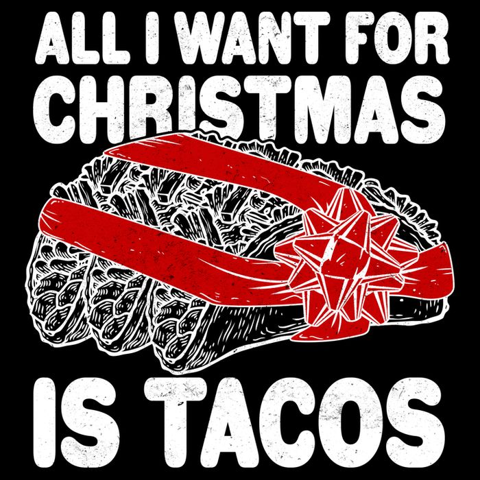 All I Want For Christmas Is Tacos Funny Impact Tech Backpack