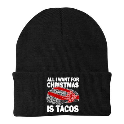 All I Want For Christmas Is Tacos Funny Beanie