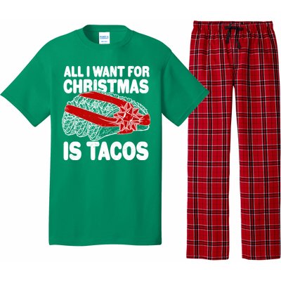 All I Want For Christmas Is Tacos Funny Pajama Set