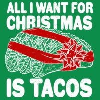 All I Want For Christmas Is Tacos Funny Magnet