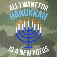 All I Want For Hanukkah Is A New Potus Legacy Tie Dye Trucker Hat