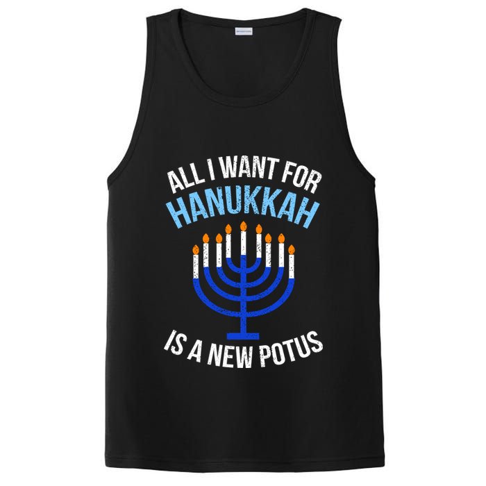 All I Want For Hanukkah Is A New Potus PosiCharge Competitor Tank