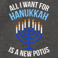All I Want For Hanukkah Is A New Potus Vector Backpack