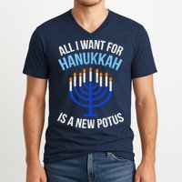 All I Want For Hanukkah Is A New Potus V-Neck T-Shirt